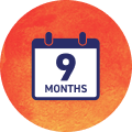 9 months icon