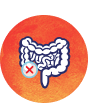 Intestinal hot spot icon