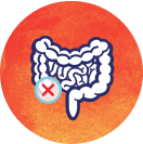 Intestinal hot spot icon